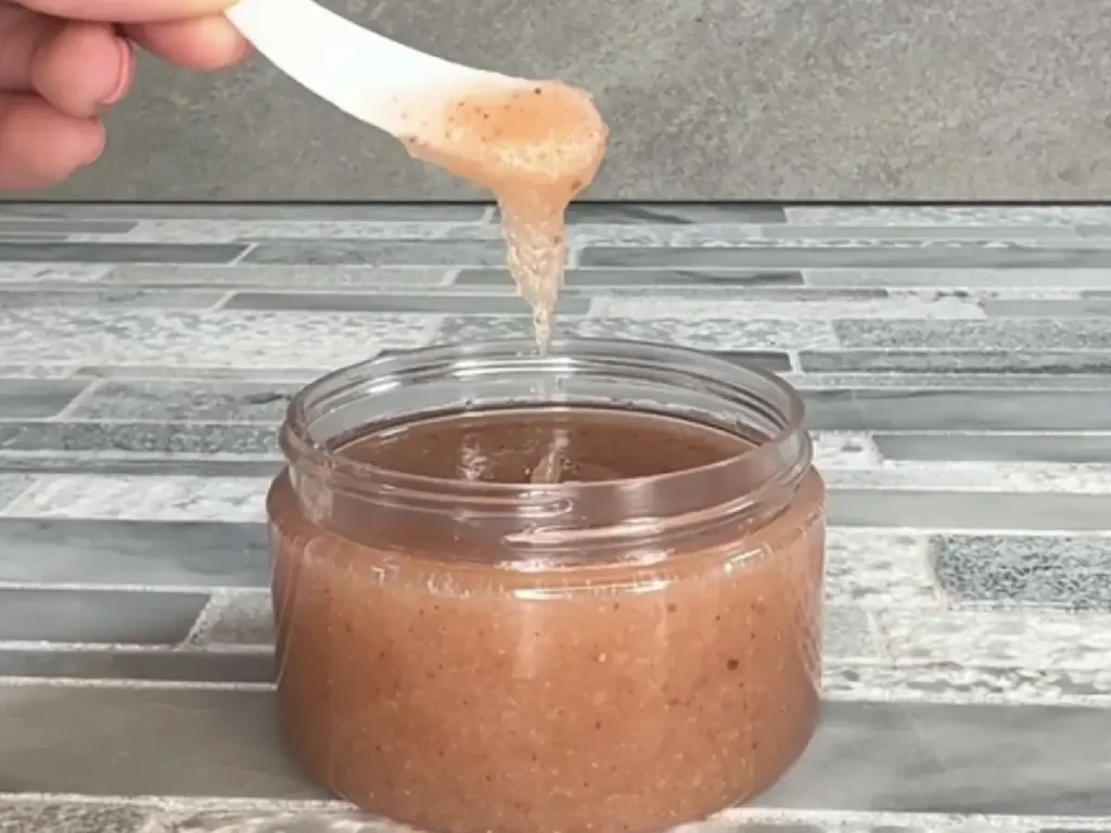 finished salt scrub