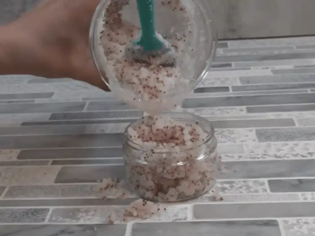 packaging diy cranberry body polish