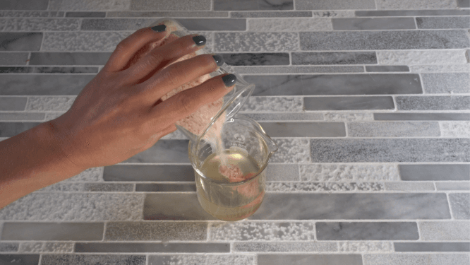 Himalayan salt body scrub