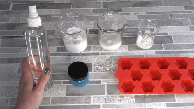 shower steamers showing ingredients