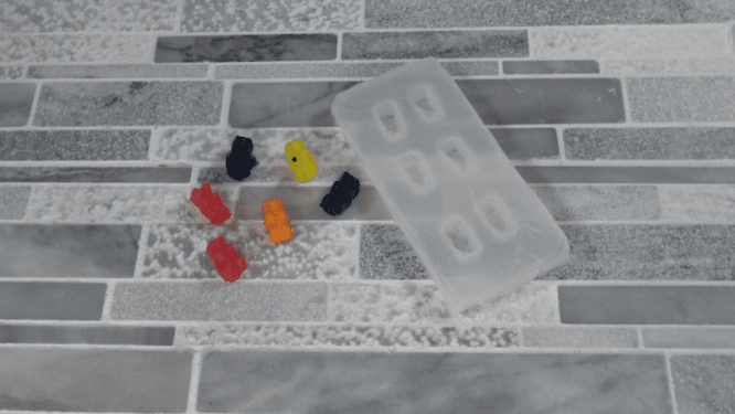 gummy bear soap embeds