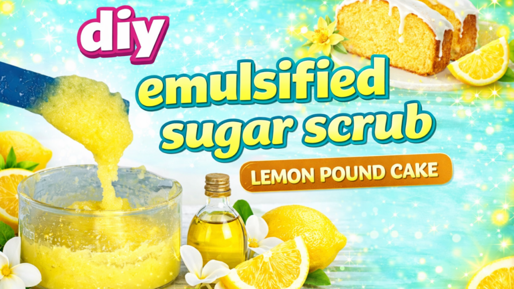 diy emulsified sugar scrub how to make