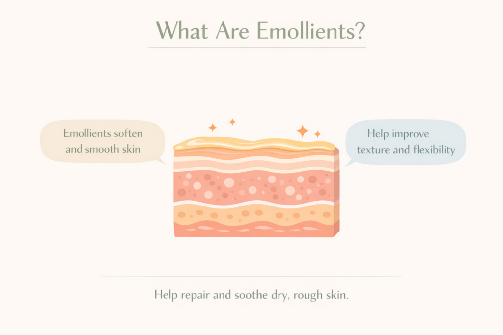 what are emollients in skincare