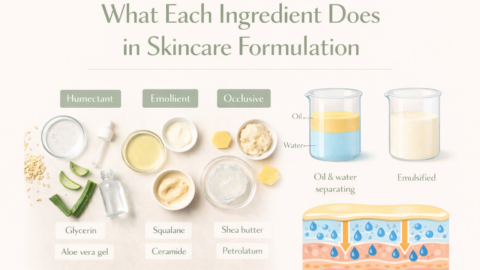 what each ingredient does in skincare formulation