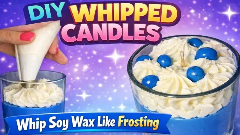 Whipped candle diy cream frosting