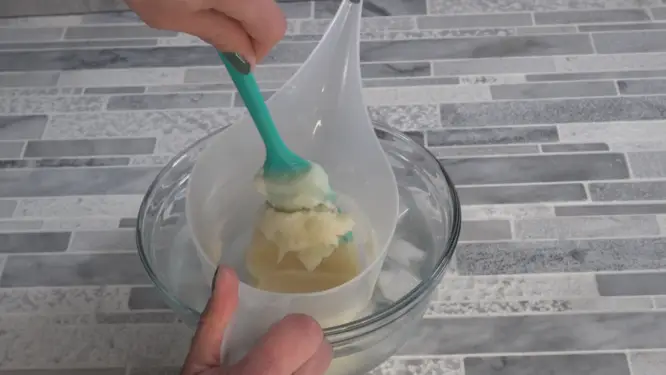 cooling down whipped body butter before whipping