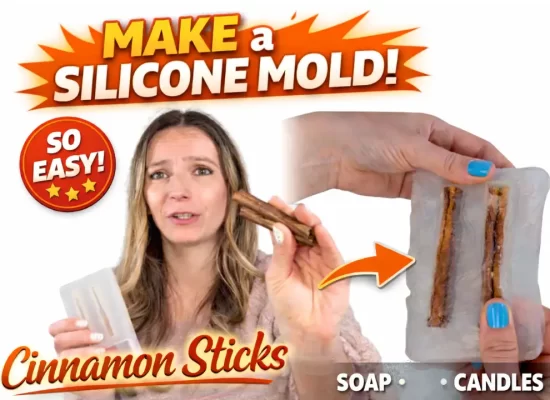 making cinnamon silicone mold