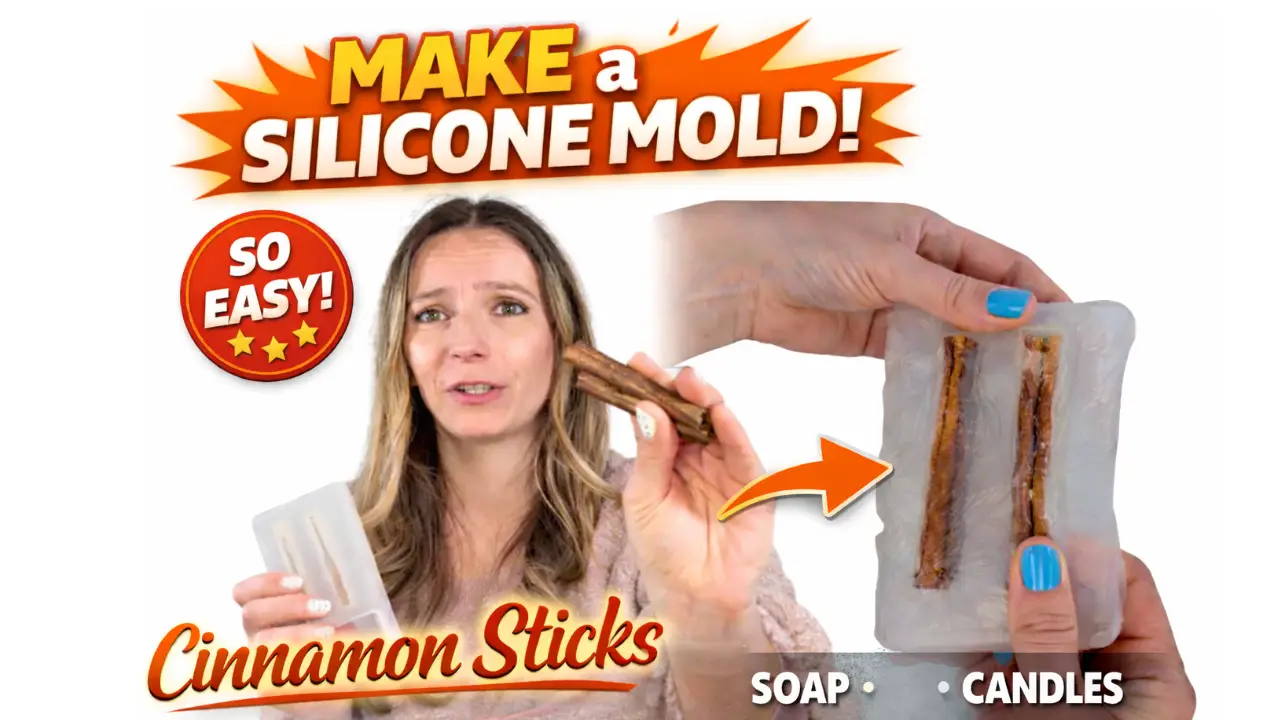 making cinnamon silicone mold