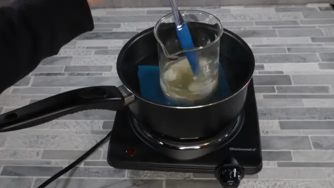 melt whipped body butter butters on double boiler