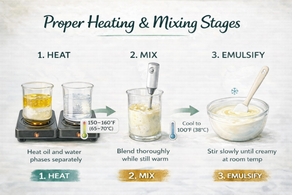 proper-mixing-and-heating-steps-lotion-making