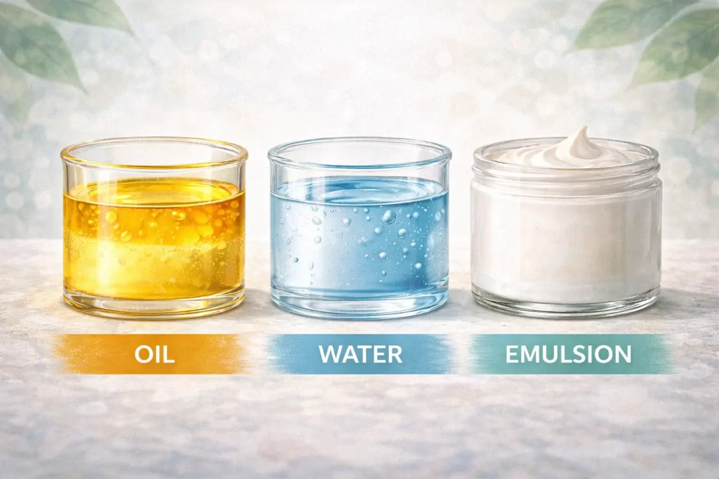 types of skincare formulations diagram