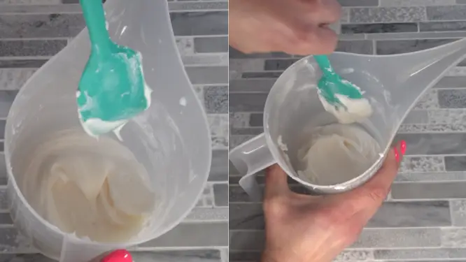 whipped candle correct consistency