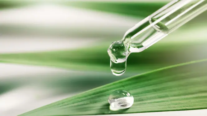 Vegetable glycerin thick clear liquid texture