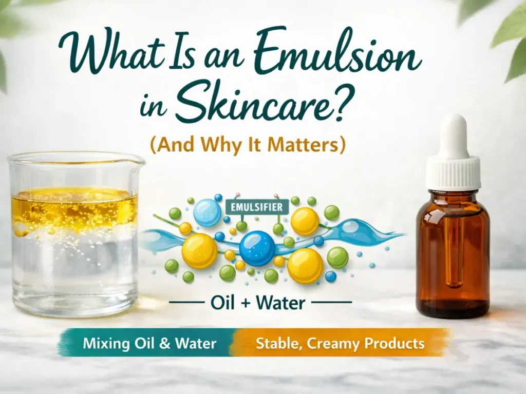 What is an Emulsion in Skincare and why it matters