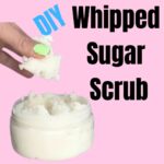 diy whipped sugar scrub