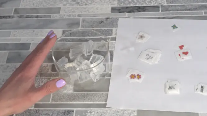 melting clear melt and pour soap