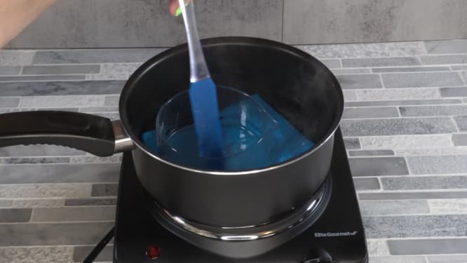 melting oils and butters for homemade lip scrub recipe