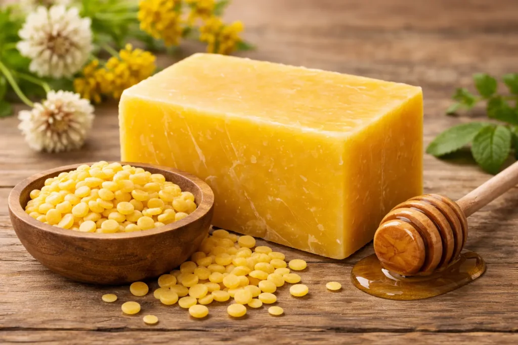 beeswax used in skincare