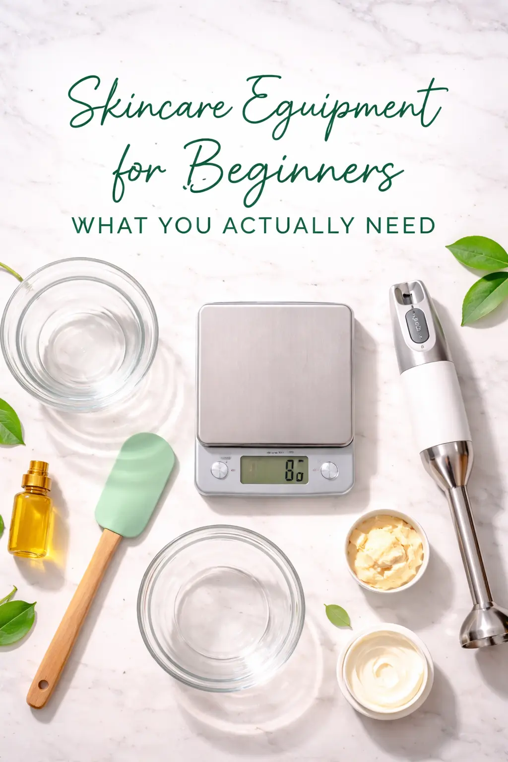 skincare equipment for beginners what you actually need