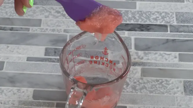 thick consistency to sugar scrub before molding