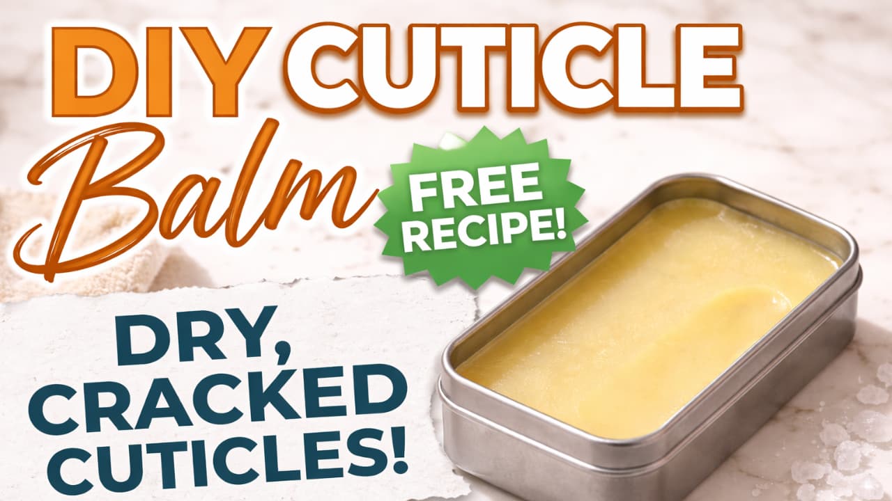DIY Cuticle Balm - Dry, Cracked Cuticles Free Recipe