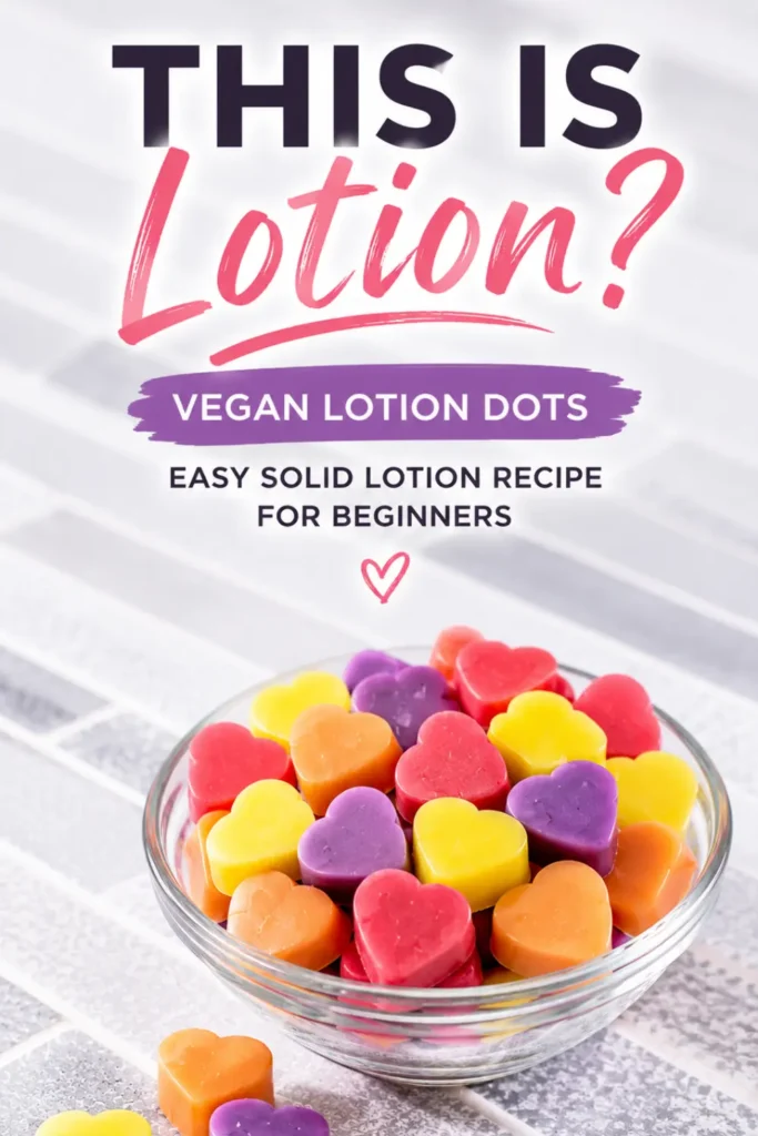 DIY Vegan Lotion Dots