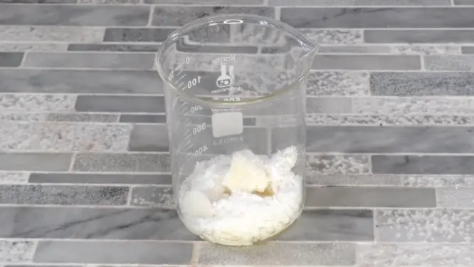 solid butters and oils before melting for body butter