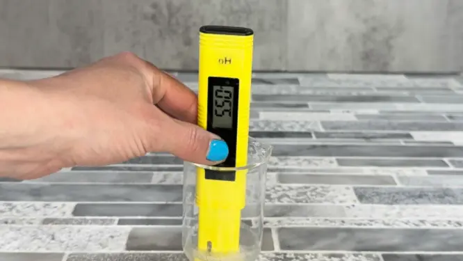 testing pH of hand soap diy
