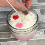 DIY Heart Candle
