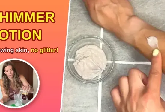 DIY Shimmer Lotion