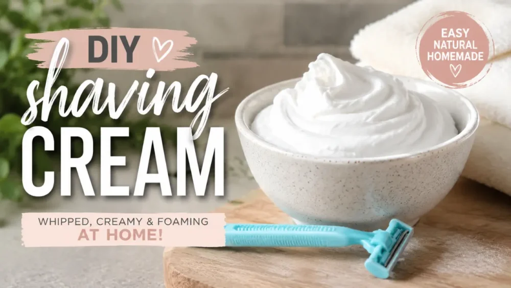 DIY shaving cream