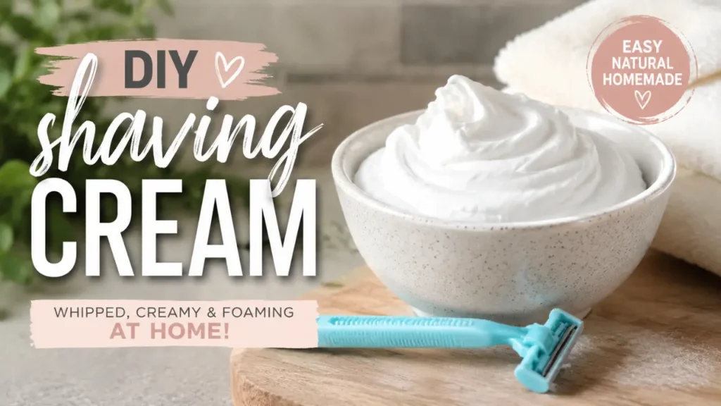 DIY shaving cream
