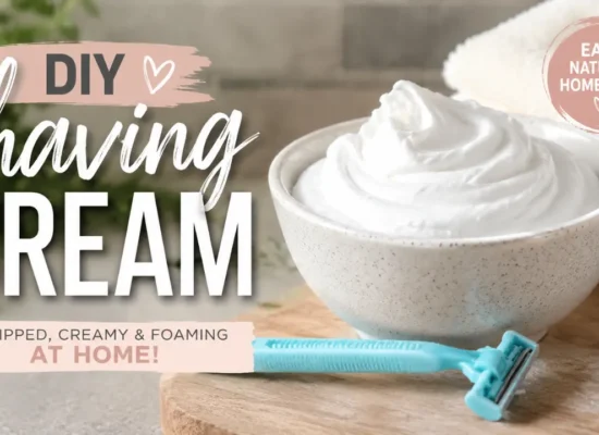 DIY shaving cream