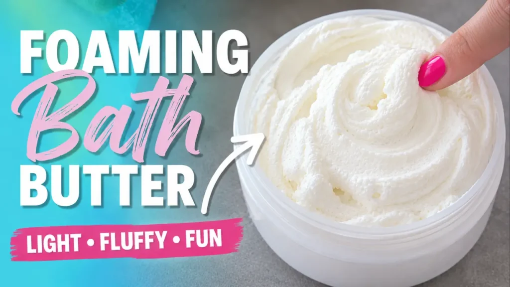 Foaming Bath Butter DIY