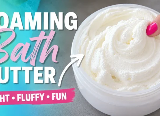 Foaming Bath Butter DIY