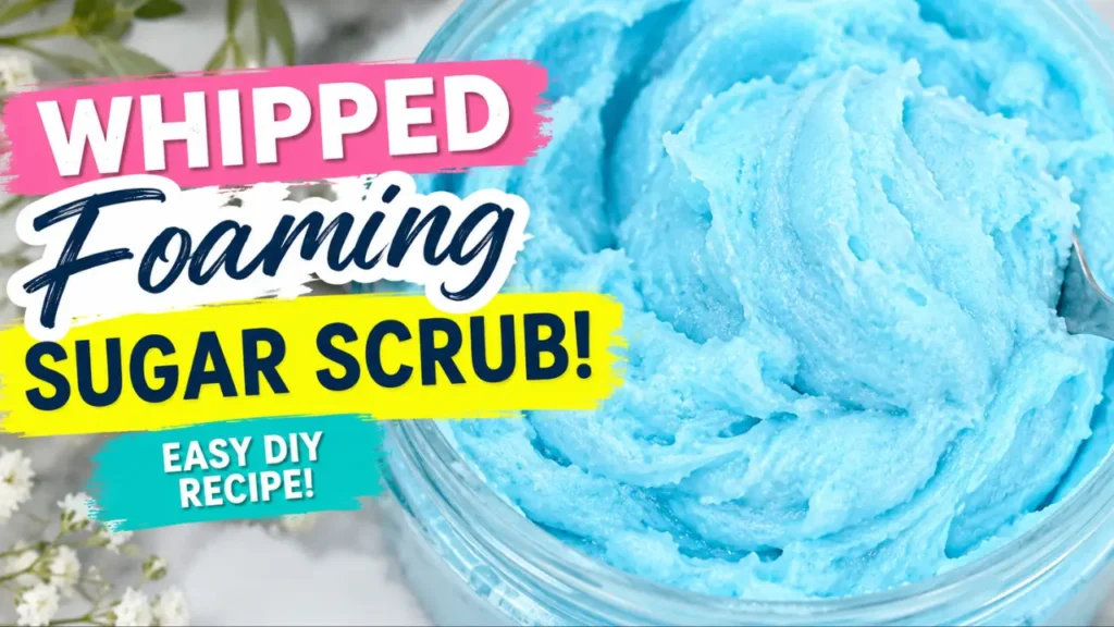 Whipped Foaming Sugar Scrub How to Make