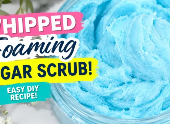 Whipped Foaming Sugar Scrub How to Make