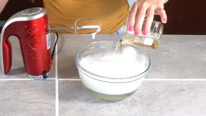 adding oil phase to whipped soap base