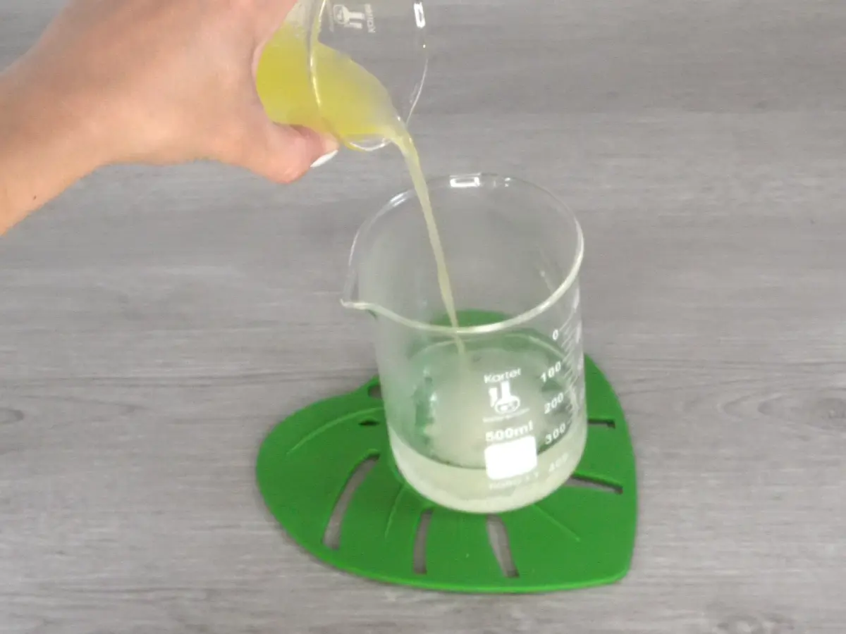 combining oil and water phase to create emulsion
