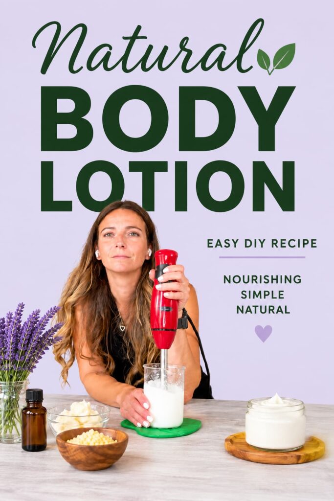 diy natural lotion summer rain diy