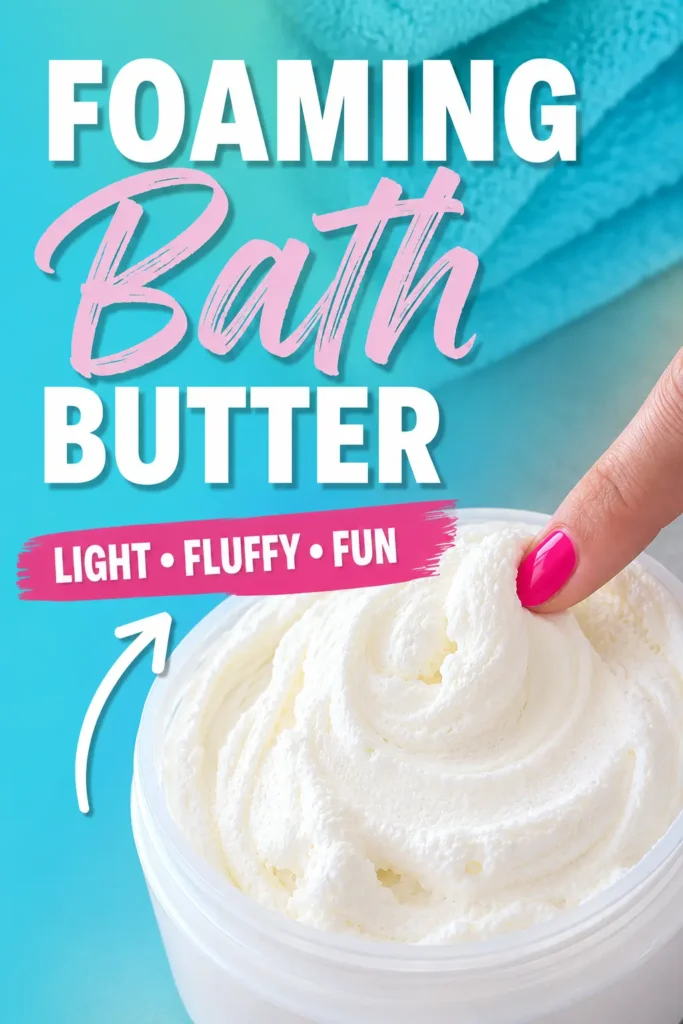 foaming bath butter recipe