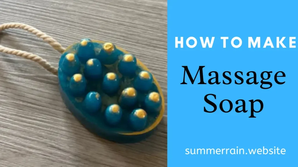 how to make massage soap