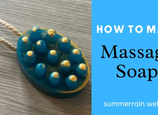 how to make massage soap