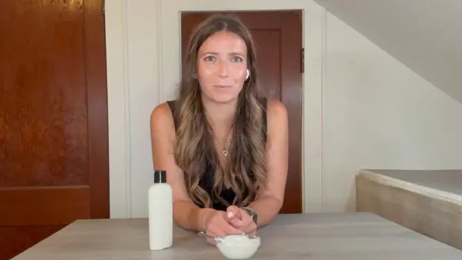summer rain (Jami) with finished diy all natural lotion