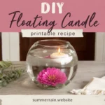 diy floating candle printable recipe