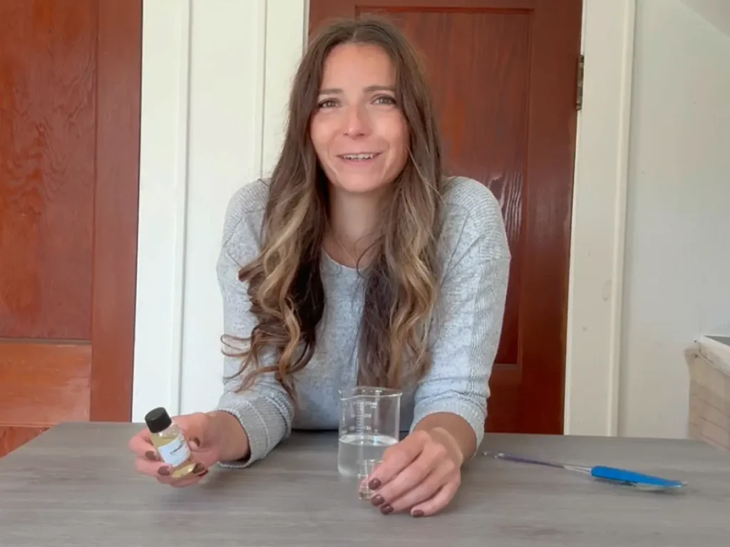adding fragrance oil to salt scrub