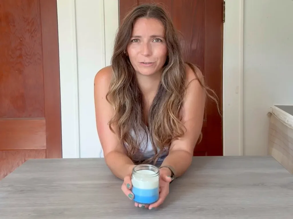 layered candle made by summer rain (Jami)