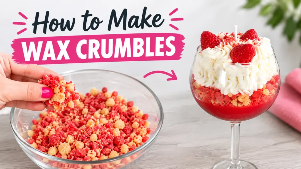 learn how to make wax crumbles