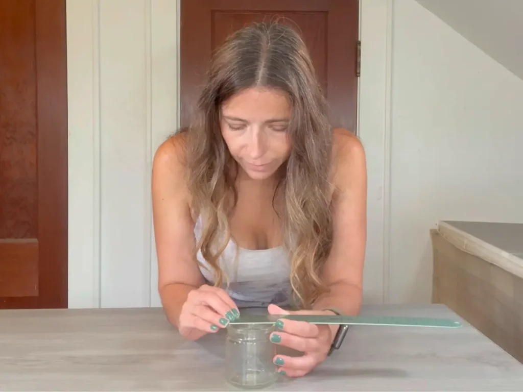 measuring candle jar diameter