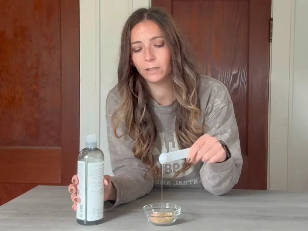 adding vegetable glycerin to face mask